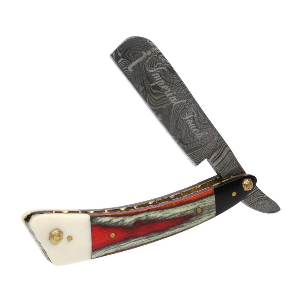 imperial touch damascus steel straight razor