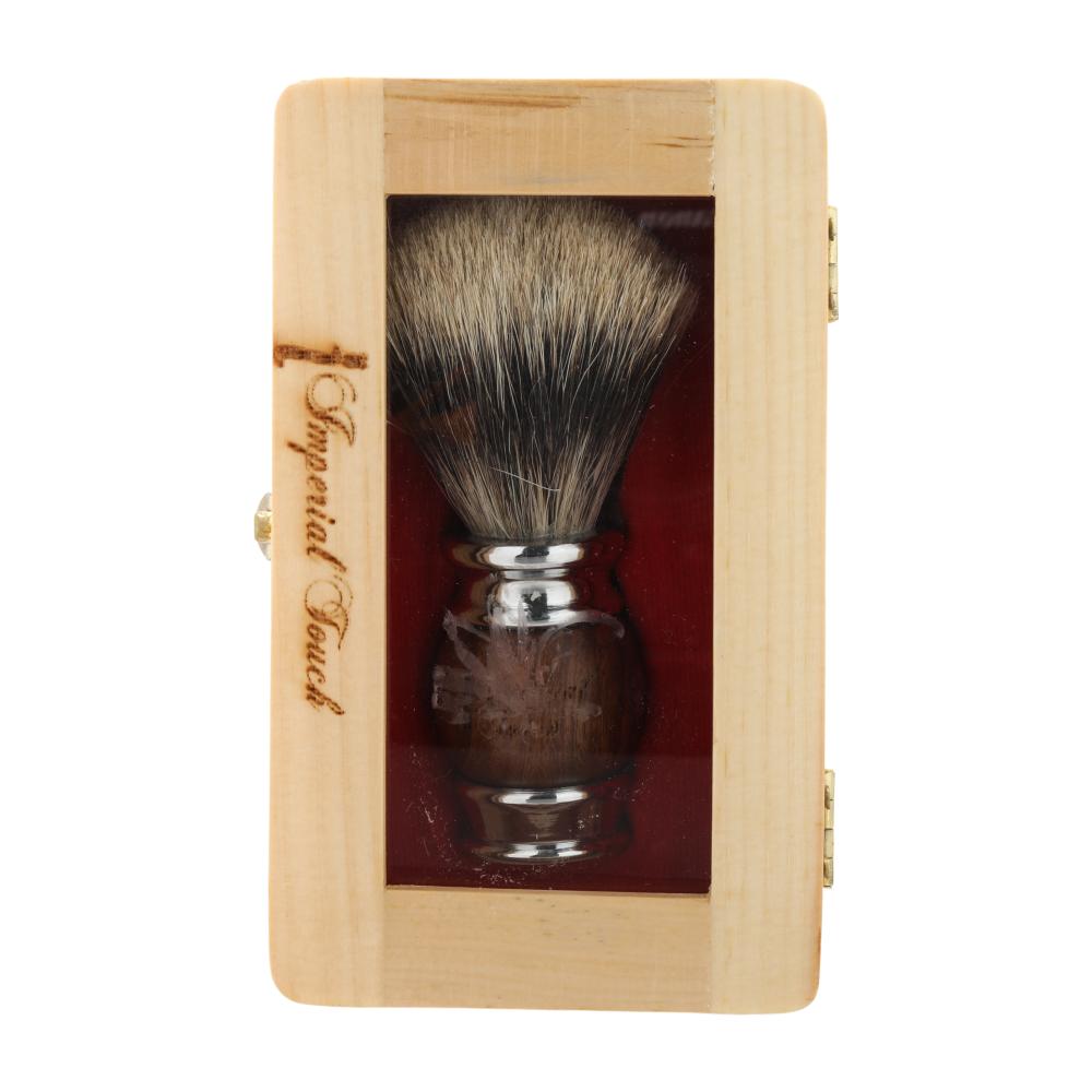 imperial touch handcrafted black badger shave brush