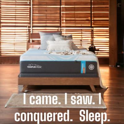 I Came, I Saw, I Conquered Sleep!